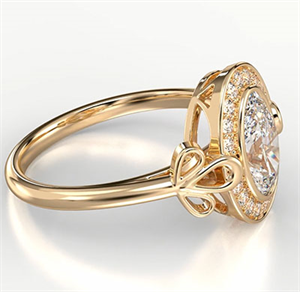 vintage inspired engagement ring